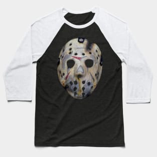 Dead White Mask Baseball T-Shirt